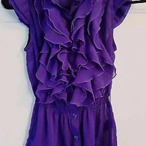 Miley Cyrus & Max Azria Tops - Miley Cirus flowy feminine boho shirt.